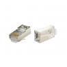 China Cat6 SFTP Shielded Gold Contact 8P8C Male Ethernet RJ45 Connector wholesale