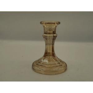 Amber color Candlestick Holders Taper Candle Holders for sale