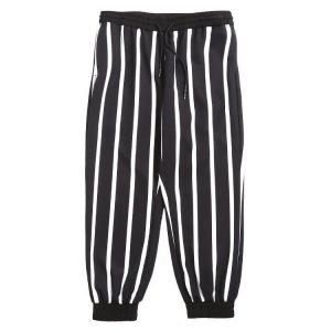 China Stripe Men Loose Jogger Pants / Sportswear Sweatpants For Outdoor Running supplier