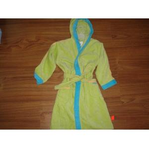 China Super Soft Teenager Bathrobe 100% cotton with Embroidery supplier