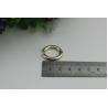 New Style Small Open Oval Shape Gold Zinc Alloy Metal Buckle Rings Manufacturing