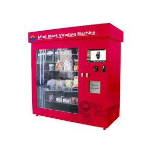 China Automatic Mini Mart Vending Machine , 19 Inch Touch Screen Adjustable Mini Mart Coin Vending Machine supplier
