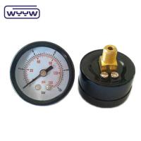 China Axial 50mm Economy Pressure Gauge / Atmospheric Pressure Gauge Manometer on sale