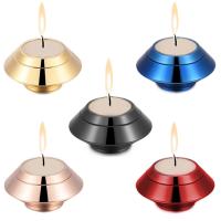 China Custom Aluminum CNC Machining Part Cremation Urn Memorial Keepsake Candle Holder Ashes Locket Free Logo Engrave on sale