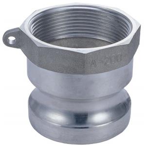China Aluminum cam groove coupling type A with BSP or NPT thread in gravity casting or die casting supplier