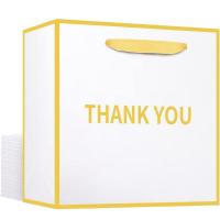 China Customized Logo Custom Luxury Paper Bag Thank You Gift Shopping Bags For Boutique on sale