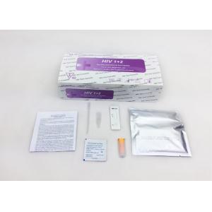 China High Accuracy Portable Hiv Test Kit Plasma Specimen Clean Sterile Gauze Pad supplier