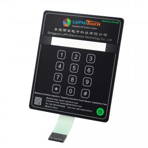 Illuminated Tactile Membrane Keypad , Water Proof Backlight Membrane Switch