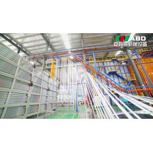 PP Booth Vertical  Powder Coating Line Electrostatic Spraying For Aluminium Profiles From China