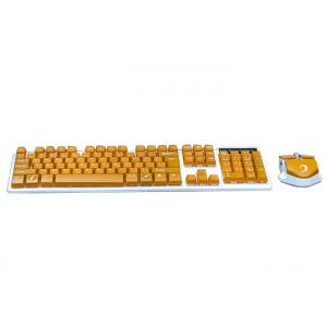 China Slim Type Computer Wireless Keyboard And Mouse For Gaming Low Power Battery supplier