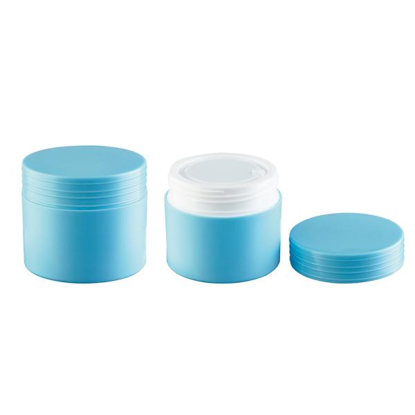 80g PP Material Plastic Cream Jar with Matte Finish and Customizable Cap Color for Face Cream Application