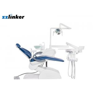China Personal Glass Spittoon Dental Chair With Light LED Sensor Noiseless Curing supplier