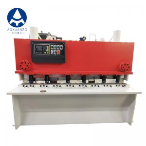 China NC Small Sheet Metal Guillotine MD11 Controller Shear Metal Cutting Machine 6mm*1600mm supplier