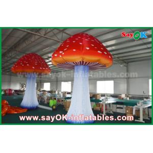 Oxford Cloth Giant Inflatable Mushroom Advertising Inflatables With Built - In Blower