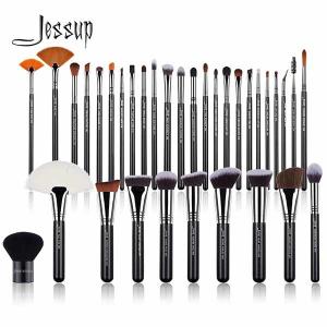 Jessup 34pcs Pro Makeup Brushes Set