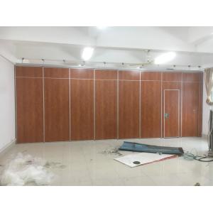 China Hanging System Foldable Acoustic Movable Partition Walls Aluminum Frame 6m Height supplier
