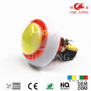 China Round Head Style 12v Illuminated Push Button Switch 33.5mm Hole Size supplier