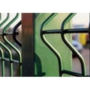 Galvanized Powder Coated 3D Wire Mesh Fence , Green Arc Garden Fencing