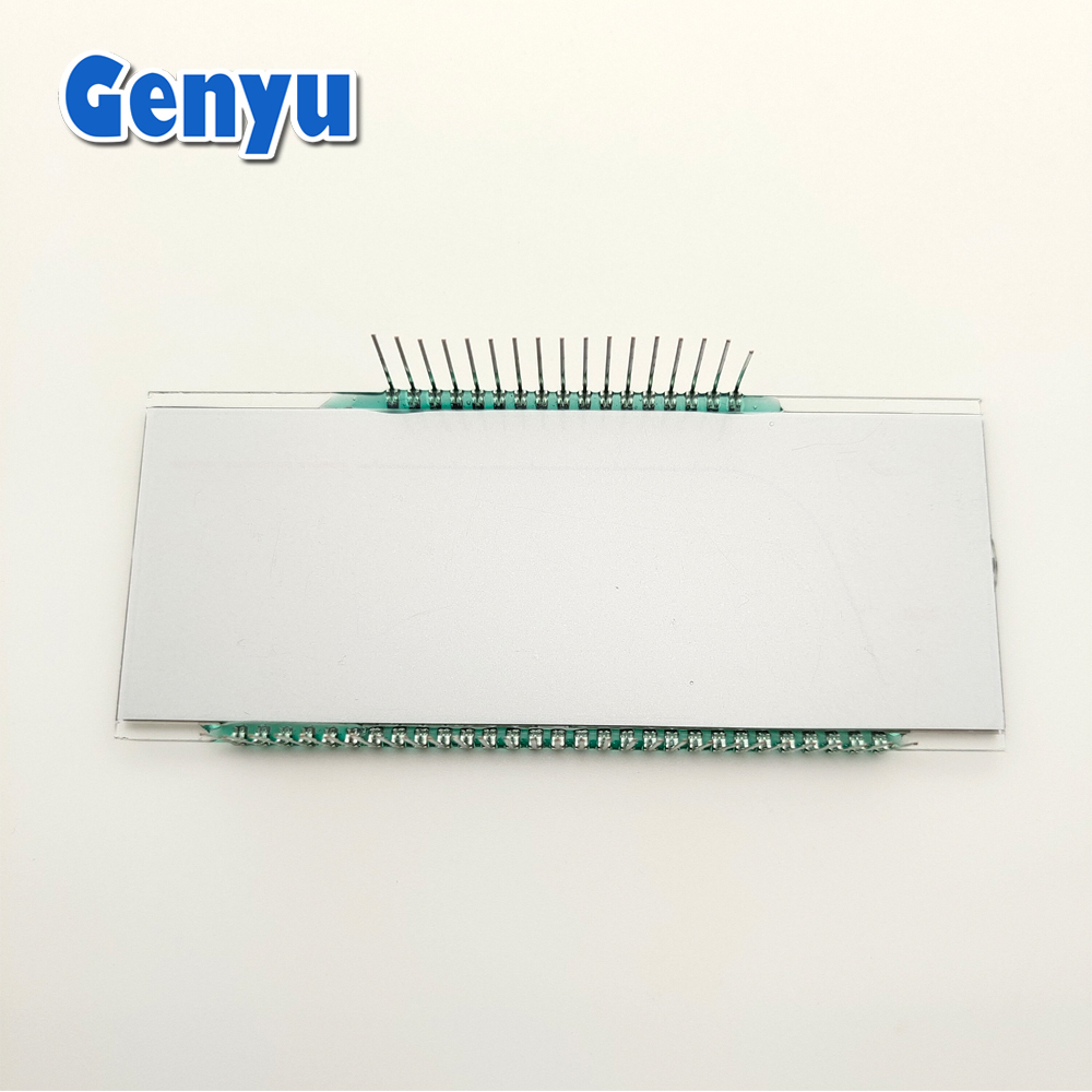 China HTN Custom E-bike LCD Display Monochrome 46 Pin Transflective 7 Segment LCD Screen with 6 O'clock Viewing Angle wholesale