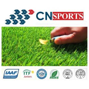 Green Decorative Synthetic Artificial Grass Asphalt Base