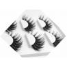Handmade Invisible Band Eyelashes , Lightweight 3D Mink Eyelash Extensions