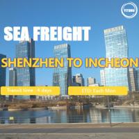 China 20GP 40GP 40HQ International Sea Freight Service Shenzhen To Incheon South Korea on sale