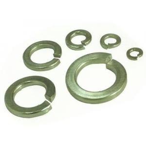 China Din 7980 M6 Stainless Spring Washer , S304 Flat Lock Washer Plain Color supplier