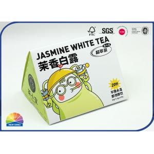 Jasmine Tea Bags Packaging Triangle Inside Print Folding Carton Box