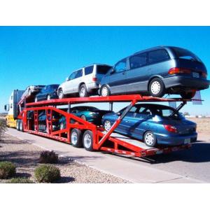 China Customized TITAN vehicle car carrier trailer Steel 2 Axles , 3 Axles supplier