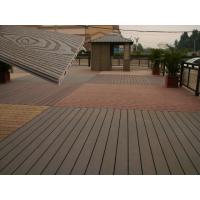 China Solid Wood Plastic Decking Eco Friendly UV Proof WPC Composite Decking on sale