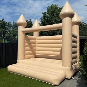 China Romantic Color Wedding Bounce House PVC Coated 210D Nylon Fabric supplier