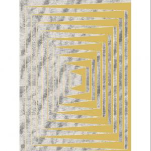 China Abstract Pattern Living Room Carpets Made of 100% PP and Silk Blend Material supplier