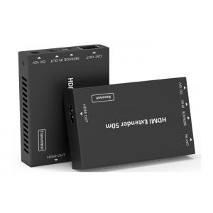 China 18Gbps HD Video Extender 50 Meters HDMI Over CAT Metal Enclosure supplier