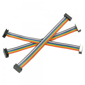Multicolor 1.27 Mm Pitch Ribbon Cable Assembly For Industrial Automation