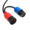 China Deutsch HD Series 9 Pin J1939 Cable Connector with IP68 Rating for Heavy Duty Automotive Applications wholesale