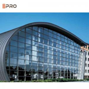 China Customized Aluminum Curtain Wall Insulated Glass Exterior Building Spider System supplier