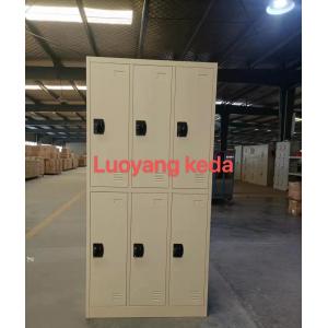 China KD 6 Doors Steel Storage Locker Metal Wardrobe Furniture H1850mm wholesale