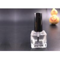 China Transparent Glass Empty Nail Varnish Bottles Custom Color For Personal Care on sale