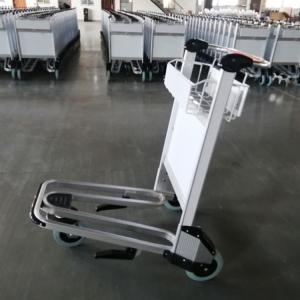 China 3 Wheel Airport Luggage Trolley For Transportation Airport Luggage Carts supplier