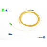 2F Single Mode Fiber Optic Pigtail SC APC + SC UPC with unit-tube 3.0mm round