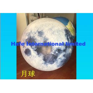 Moon Inflatable Advertising Balloon 2.2m , Custom Inflatable Balloons With LED Light