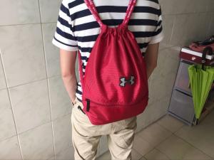 China Hot Sale polyester drawstring sports bag , BSCI Factory backpack bag on sale 