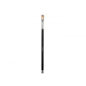 High Quality Small Makeup Concealer Brush With Matte Black Wood Handle