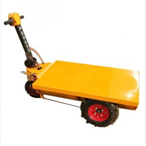 China Platform Hand Cart For Construction Small Electric Hand Trolley Truck supplier