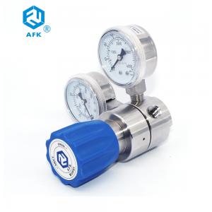 China Oxygen Cylinder High Pressure Regulator 316L Plunger Valve Core Gas Laser Application supplier