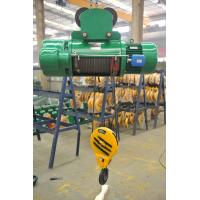 China Large Lifting Capacity Electric Wire Rope Hoist , Single Speed Electric Trolley Hoist on sale