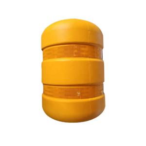 China Highway Roller Barrel Barrier OEM Yellow Safety Roller Barrier supplier