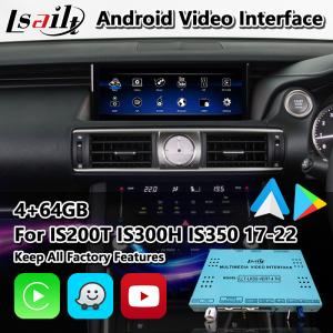China Lsailt Android Interfaz de juego para Lexus IS200T IS300H IS350 IS300 F Sport AWD IS XE30 2017-2020 supplier