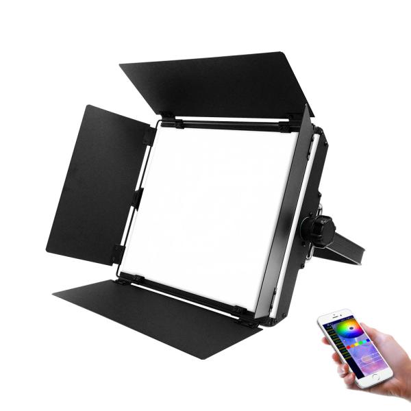 DMX 512 RGB LED Studio Lights Soft Panel , 120W Wireless Photography Lights GL-1200C