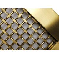 China Crimped Type Weave Architectural Metal Screen With Stainless Steel or Aluminum on sale